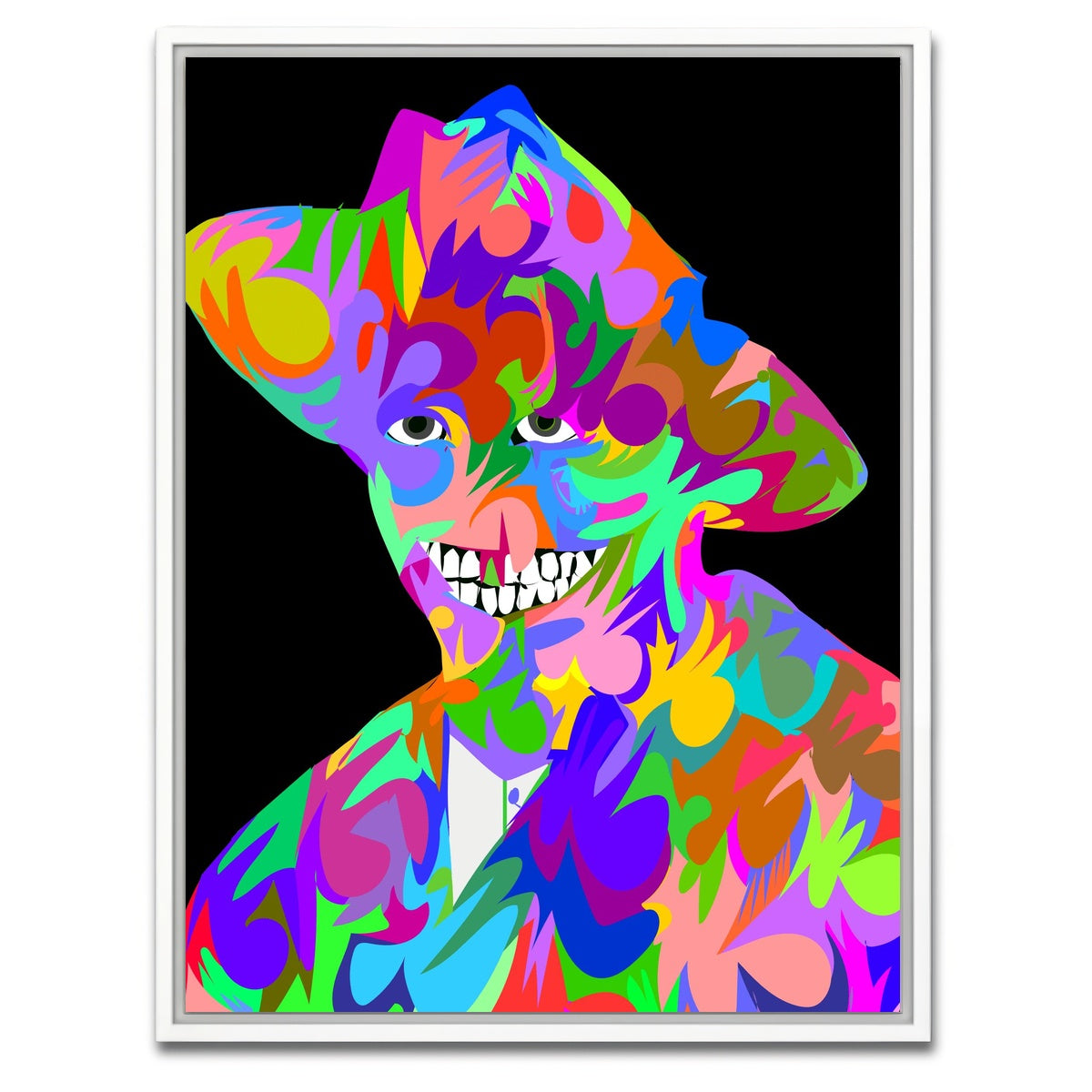 AUTO-MOCKUP WHITE | SMILE Teeth | 1 Piece | White Framed Canvas | group=3x4