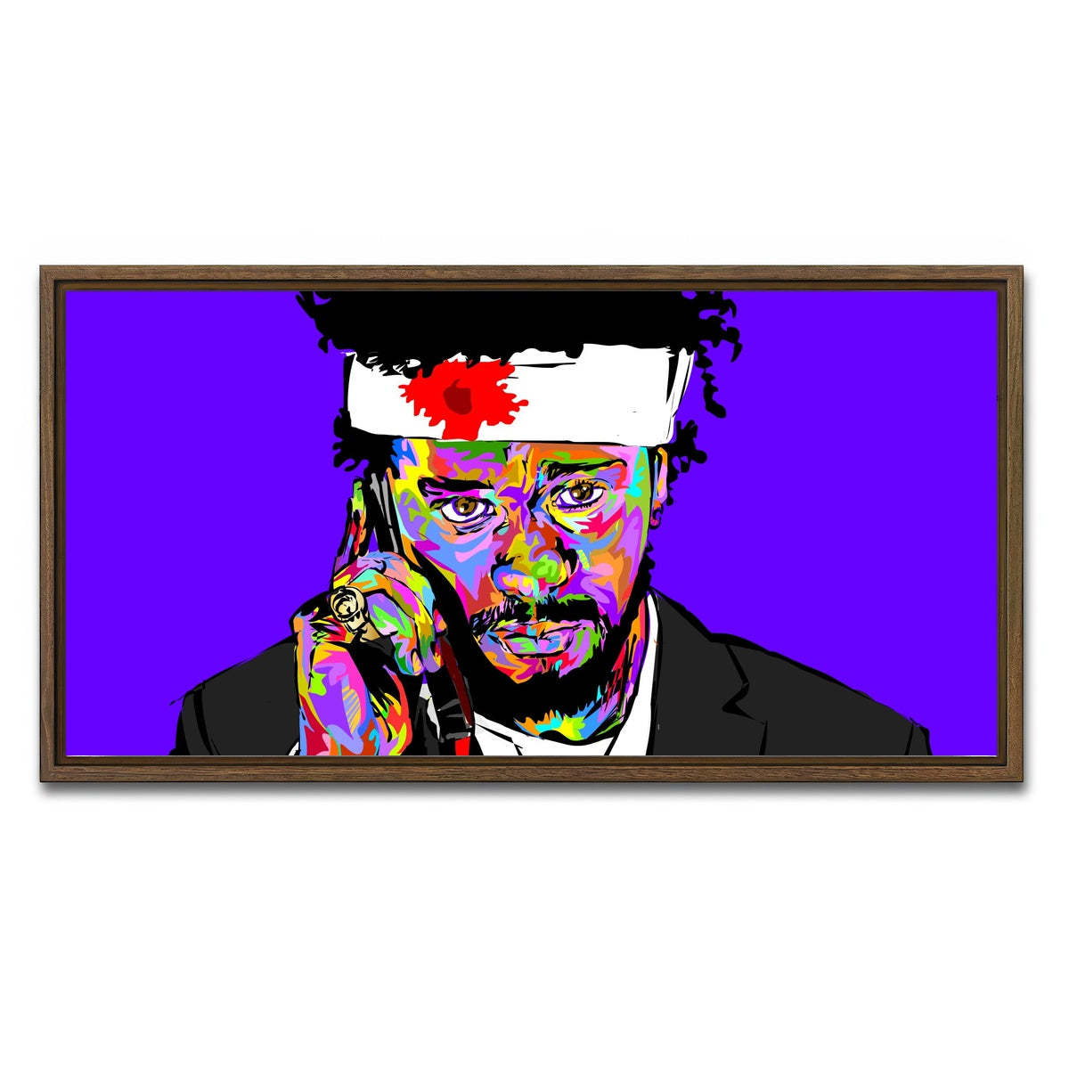 AUTO-MOCKUP WHITE | SORRY TO BOTHER YOU | 1 Piece | Walnut Framed Canvas | group=2x1