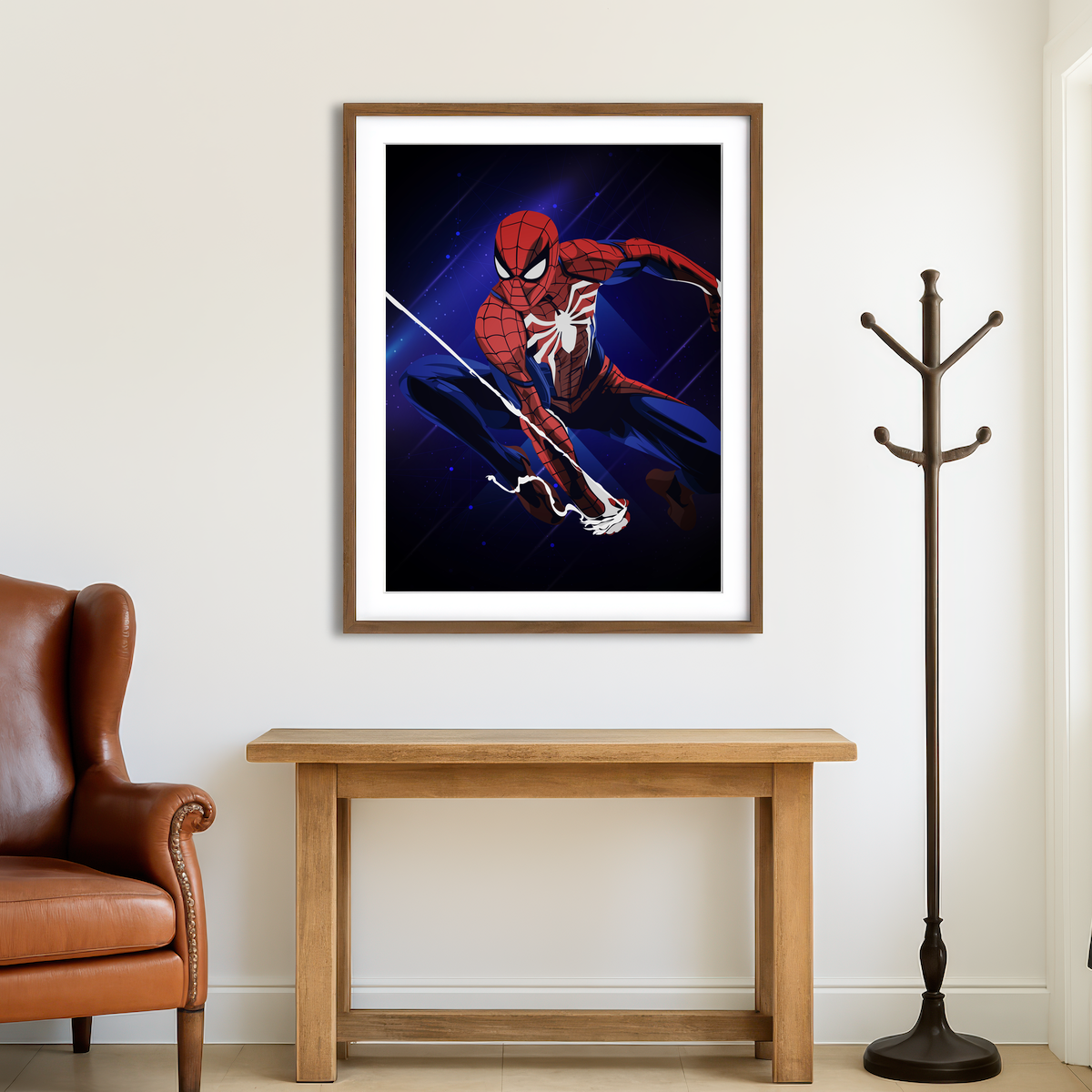 AUTO-MOCKUP ROOM | Spiderman Wall Art