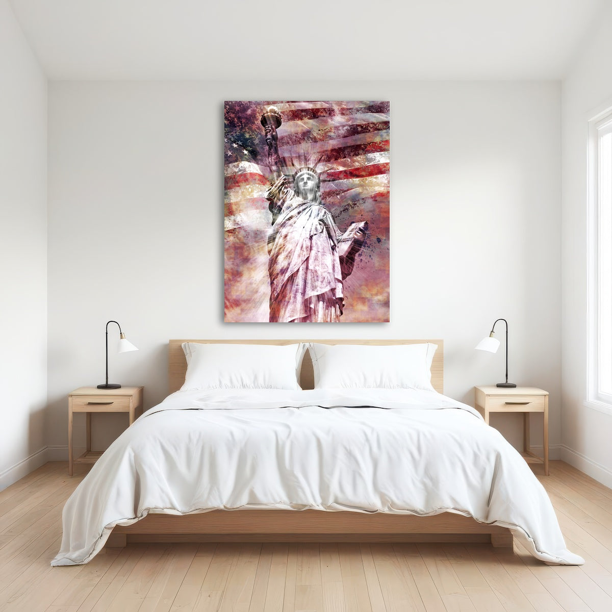 AUTO-MOCKUP ROOM | STATUE OF LIBERTY - Red