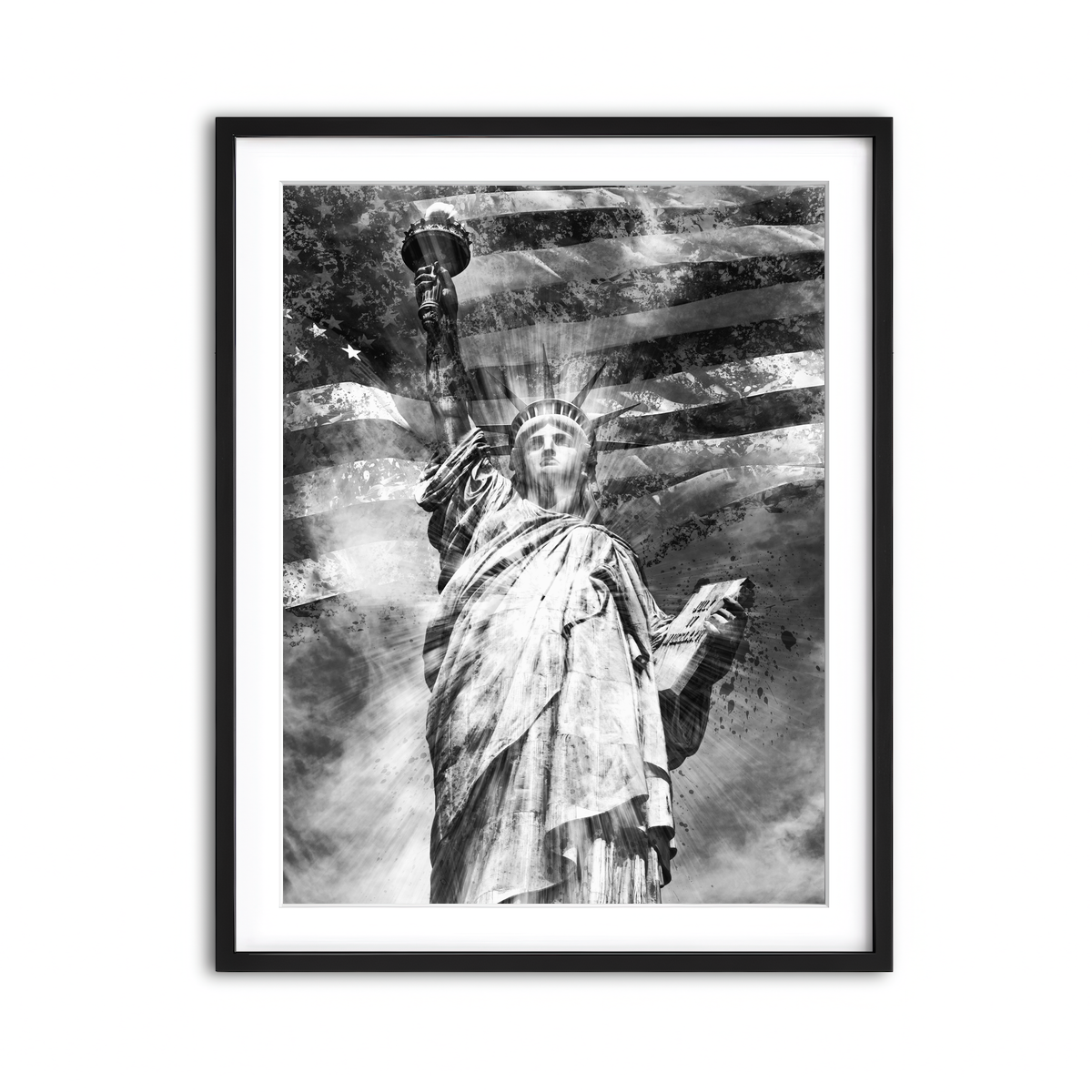 Framed Print 3x4 Black