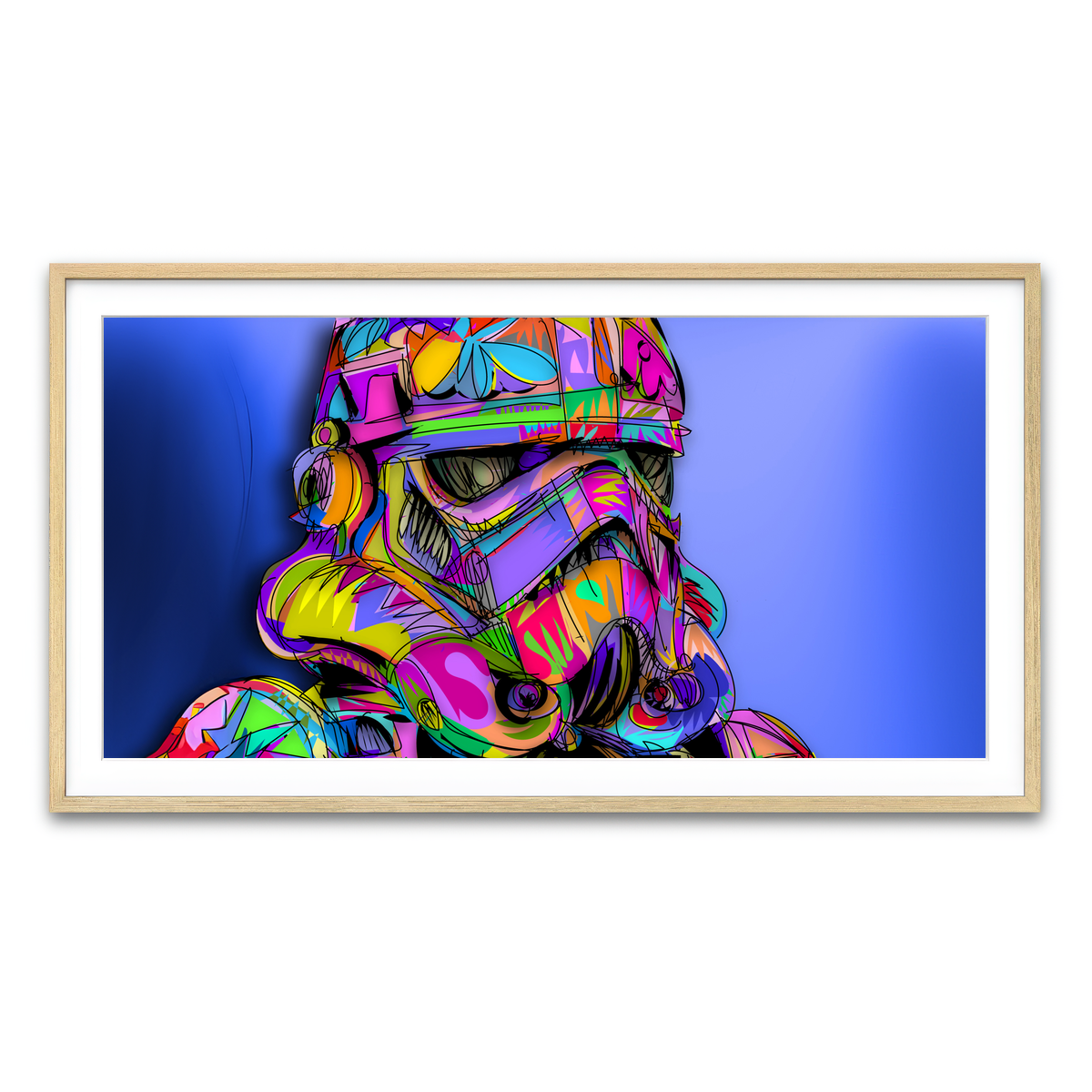 Framed Print 2x1 Natural