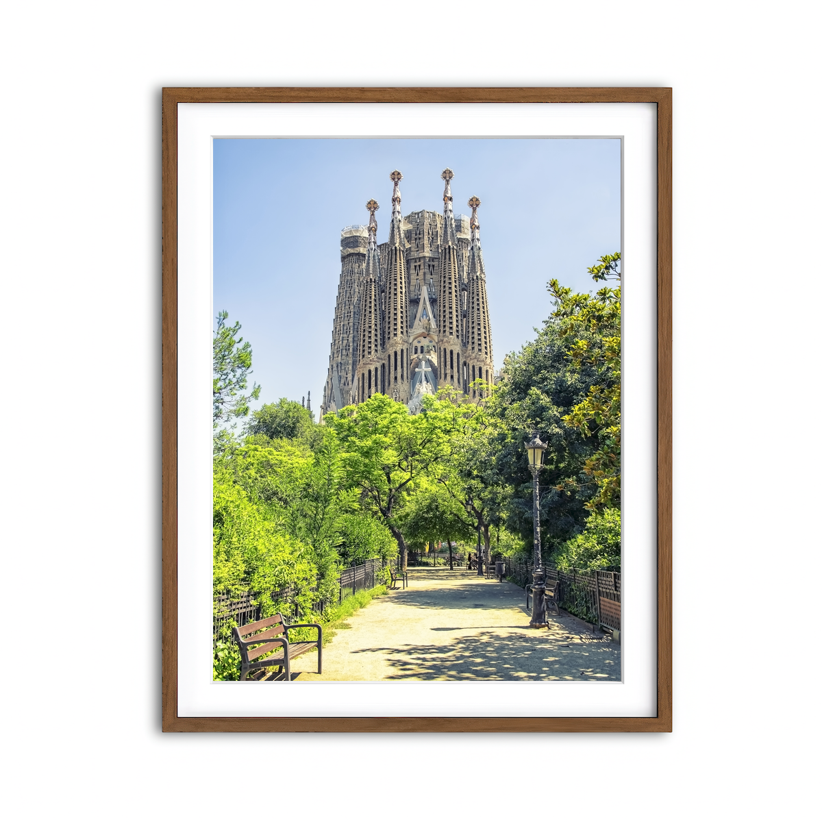 Framed Print 3x4 Walnut