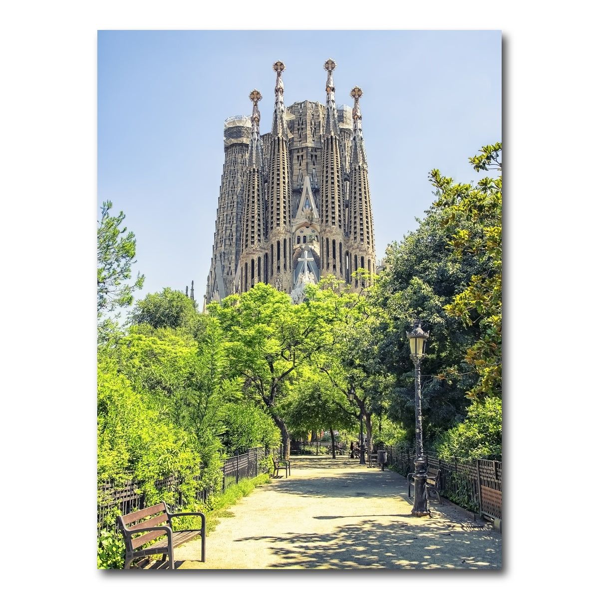 AUTO-MOCKUP WHITE | Sagrada Familia | 1 Piece | Gallery Wrap Canvas | group=3x4