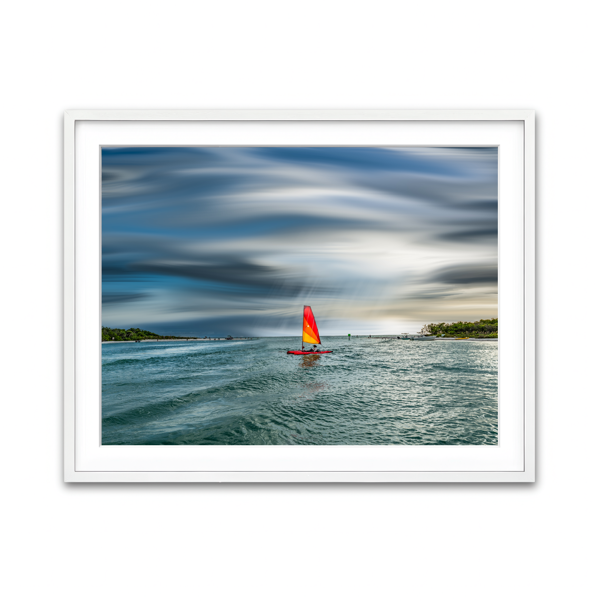 Framed Print 4x3 White