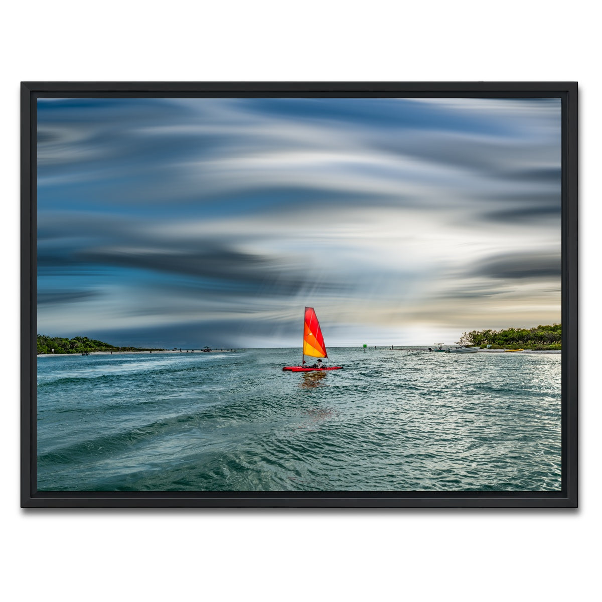 AUTO-MOCKUP WHITE | Sail Away | 1 Piece | Black Framed Canvas | group=4x3