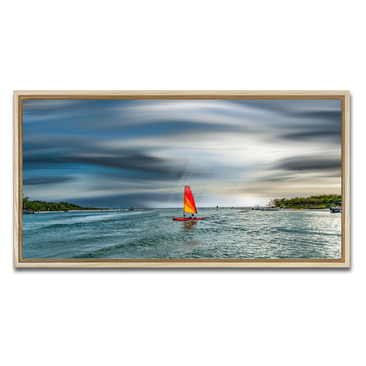 AUTO-MOCKUP WHITE | Sail Away | 1 Piece | Natural Framed Canvas | group=2x1