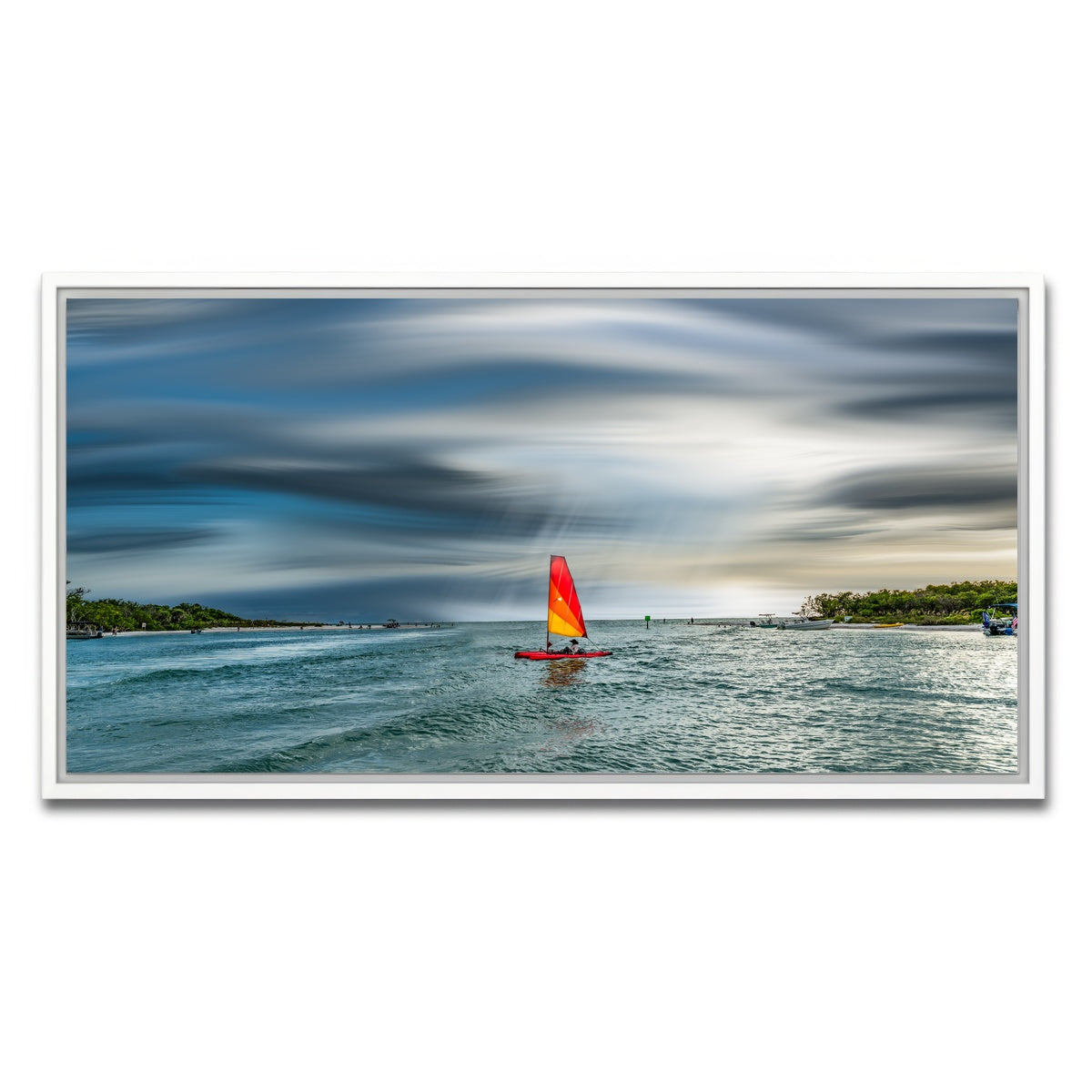 AUTO-MOCKUP WHITE | Sail Away | 1 Piece | White Framed Canvas | group=2x1