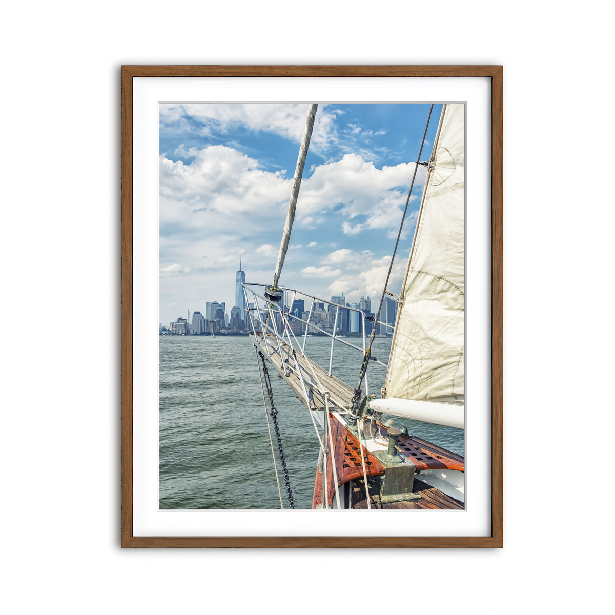 Framed Print 3x4 Walnut