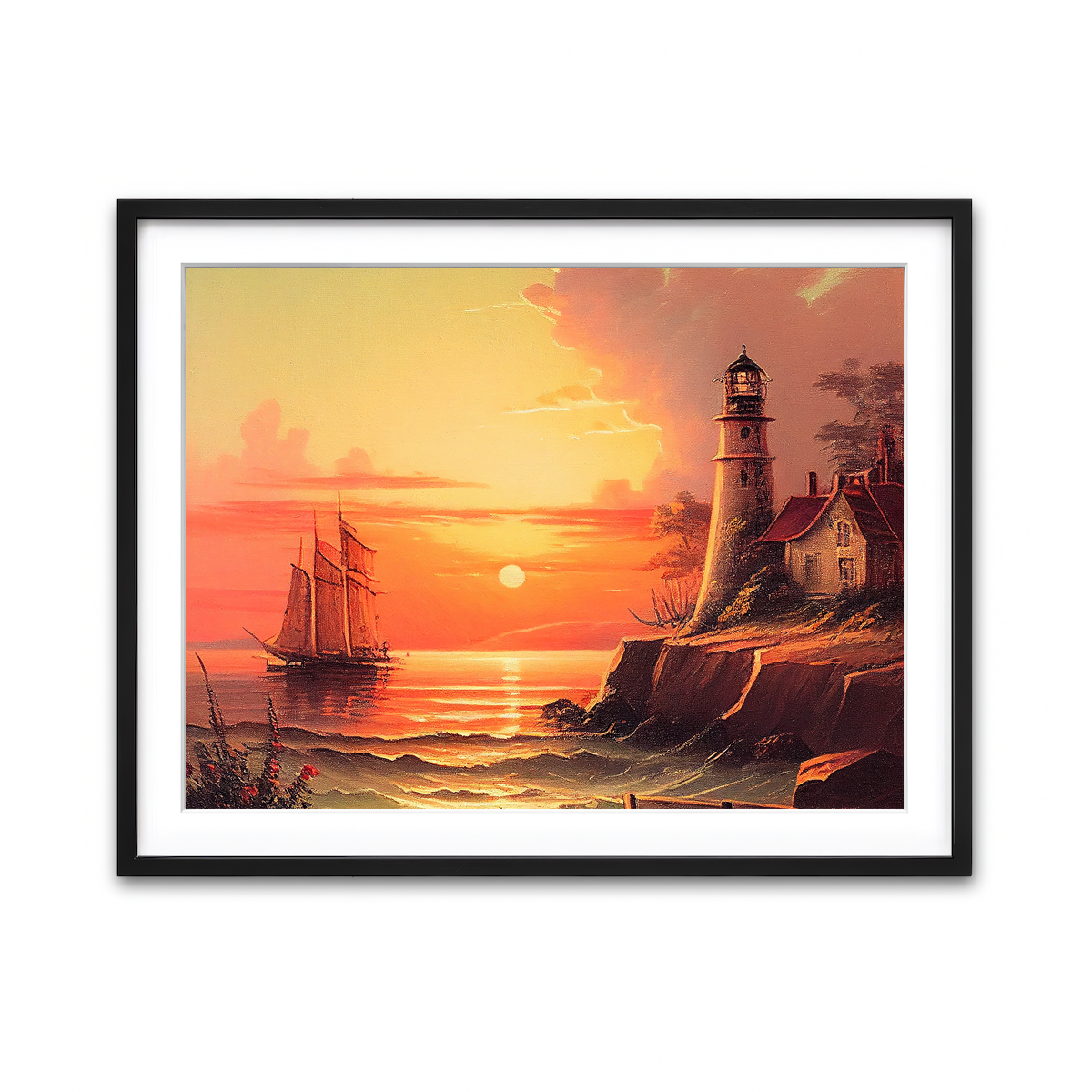 Framed Print 4x3 Black