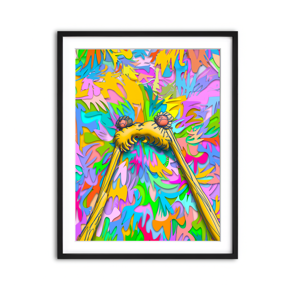 Framed Print 3x4 Black