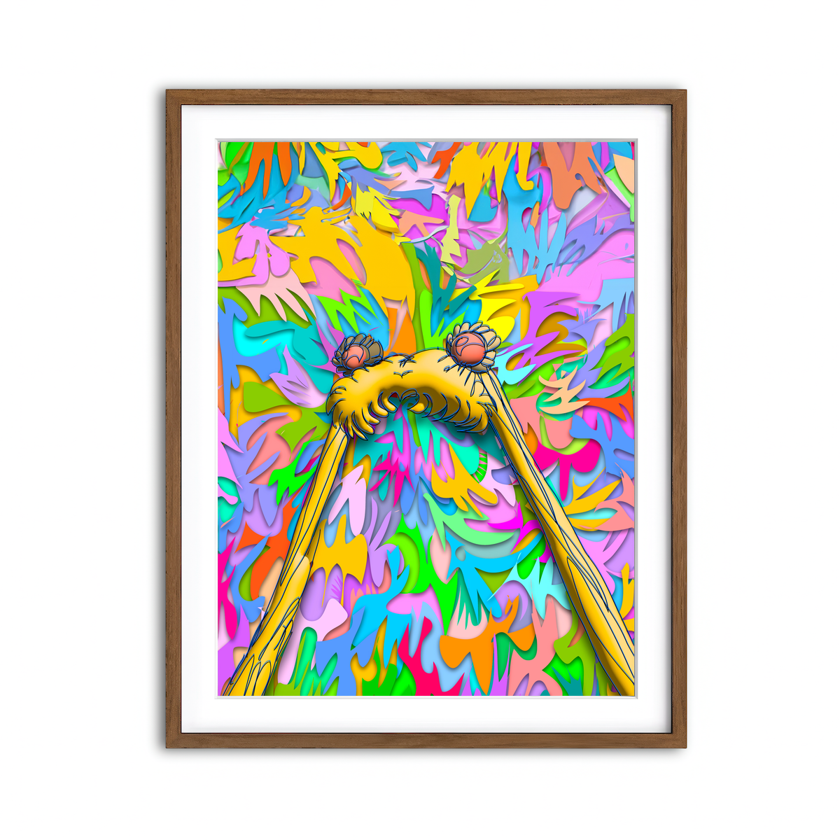 Framed Print 3x4 Walnut