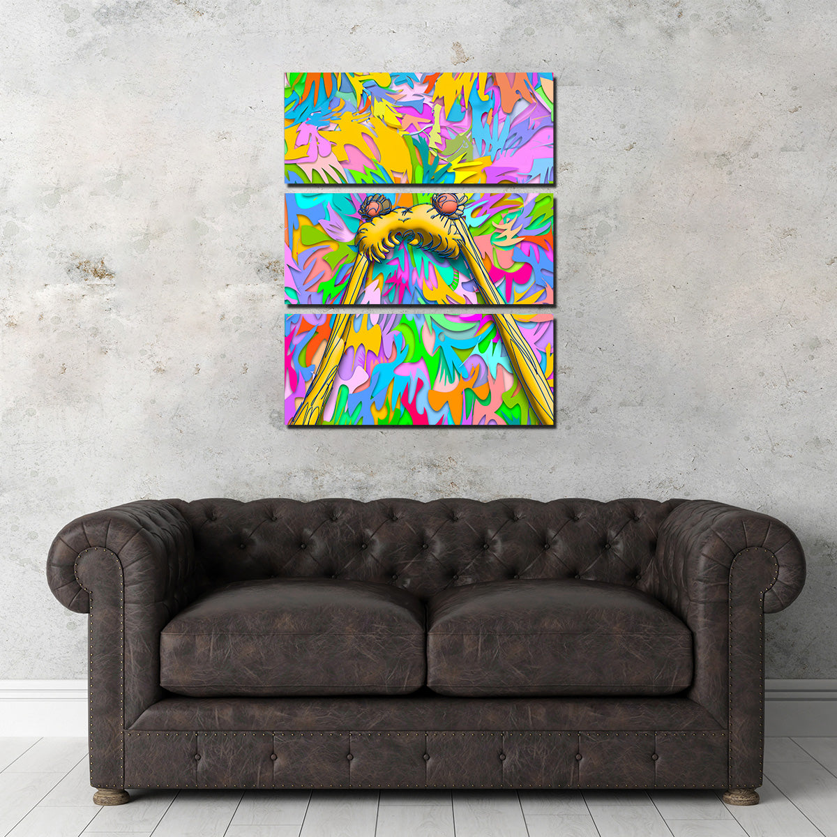 Sailor Moon Hair Wall Art