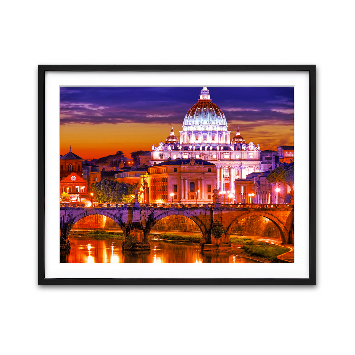 Framed Print 4x3 Black