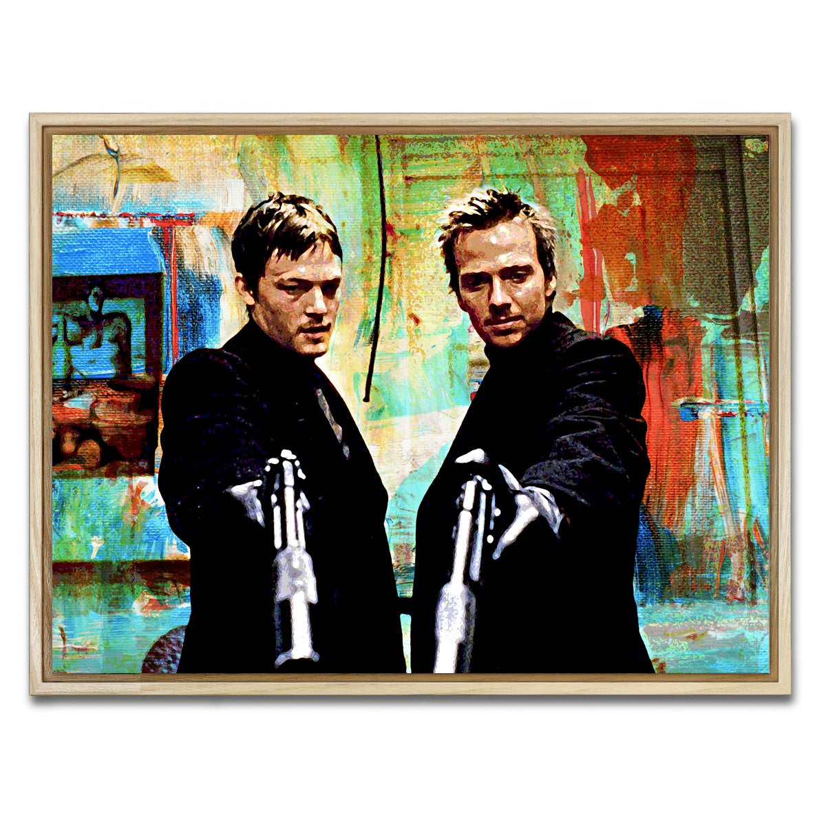 AUTO-MOCKUP WHITE | Saints Prayer | 1 Piece | Natural Framed Canvas | group=4x3