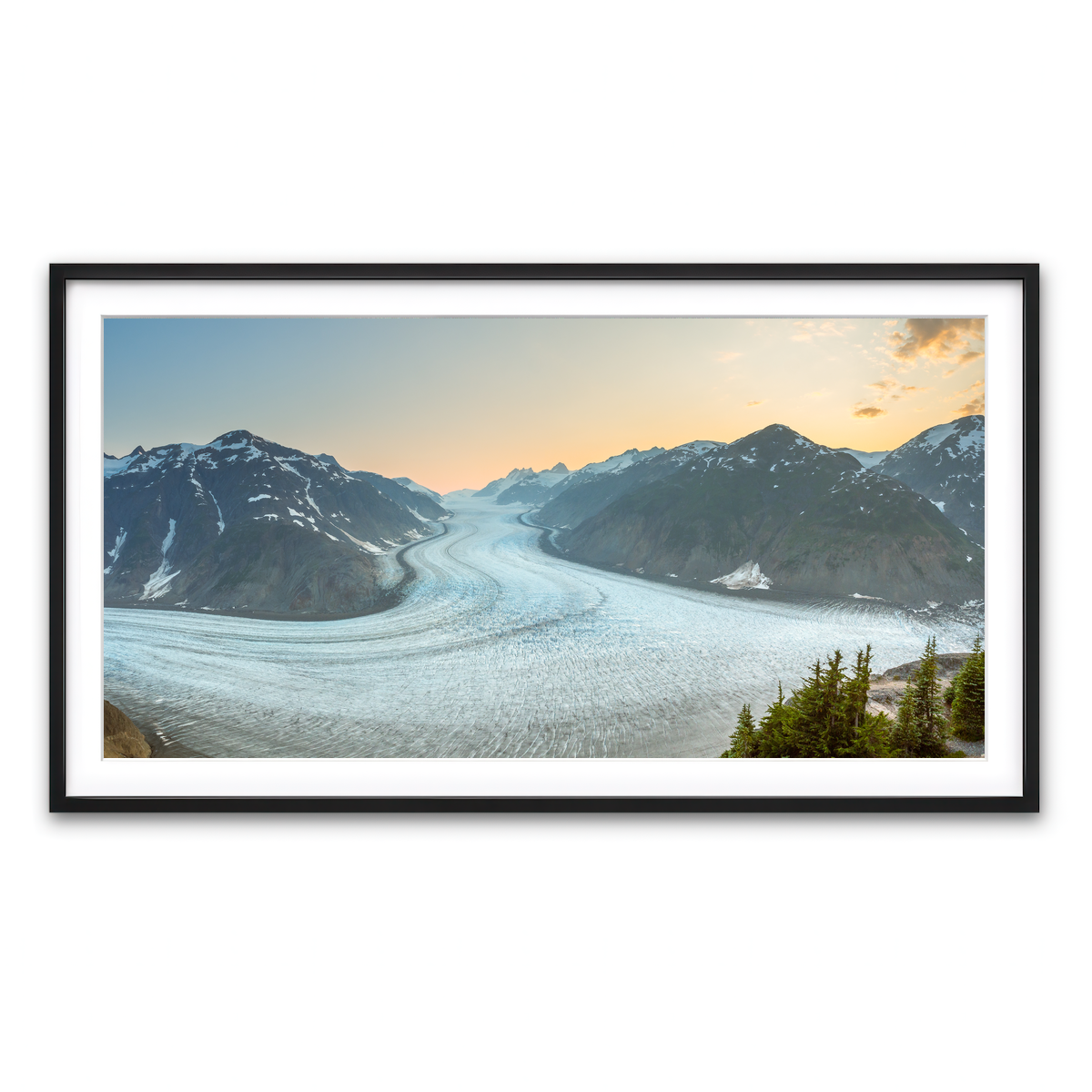 Framed Print 2x1 Black