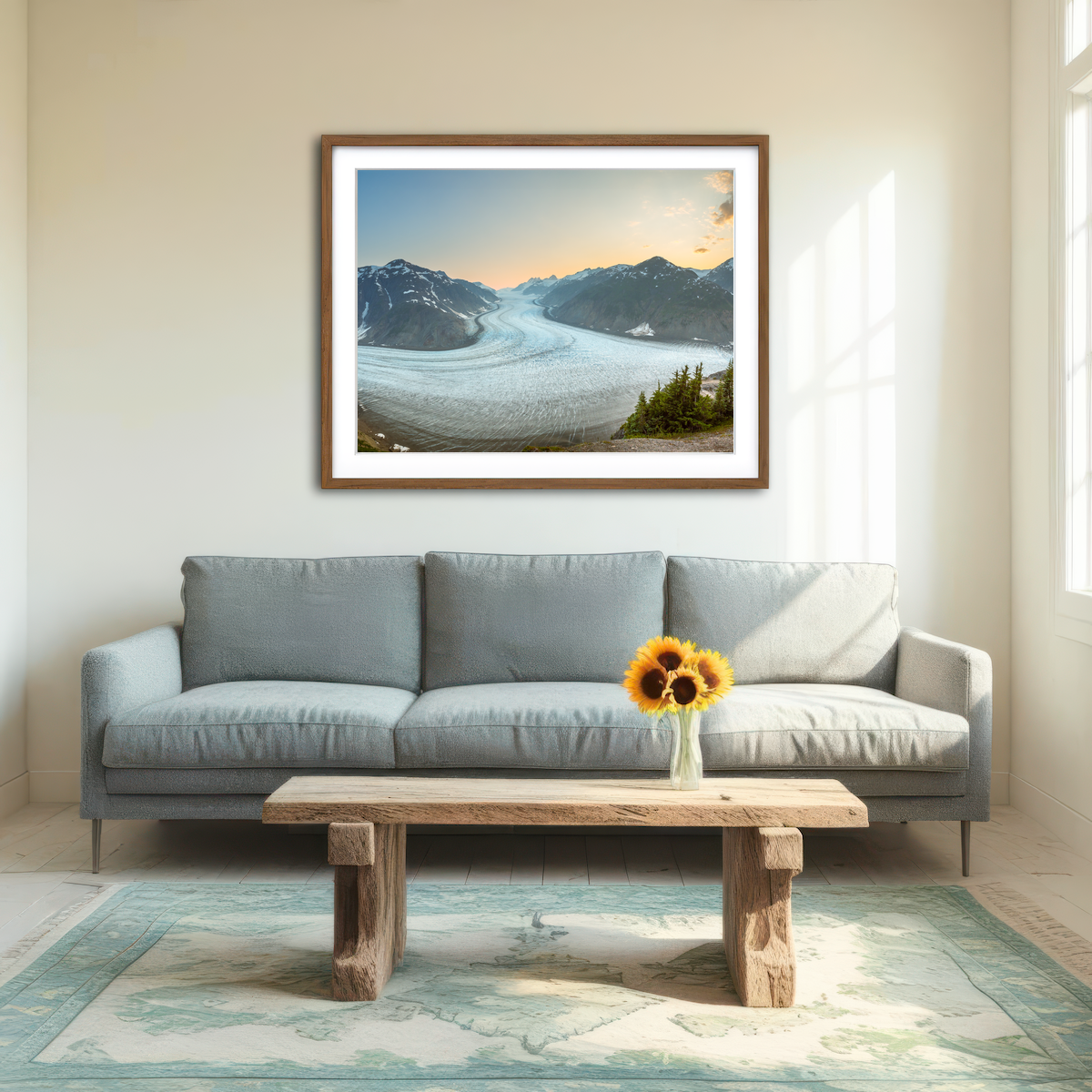 AUTO-MOCKUP ROOM | Salmon Glacier 1 Wall Art
