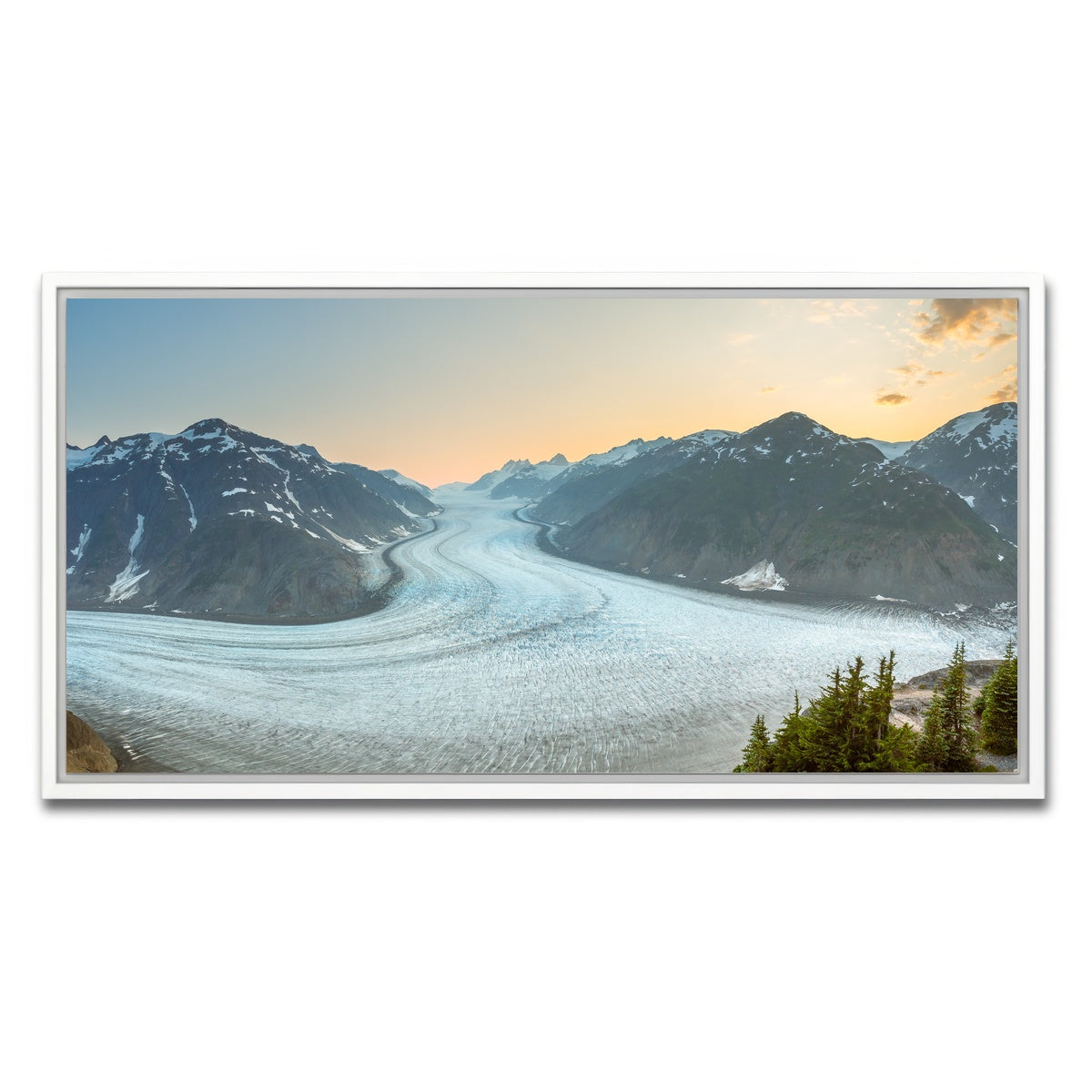 AUTO-MOCKUP WHITE | Salmon Glacier 1 | 1 Piece | White Framed Canvas | group=2x1