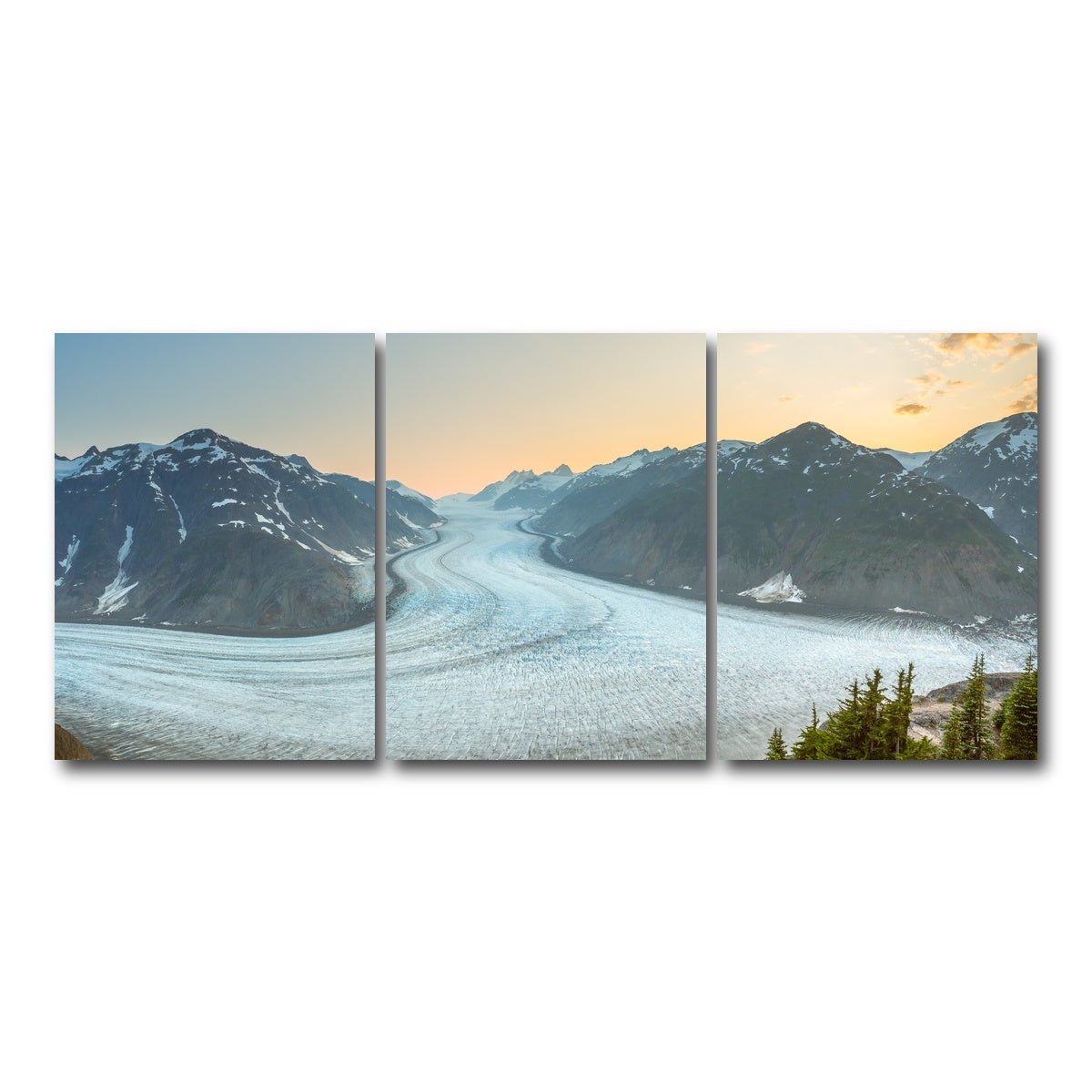 AUTO-MOCKUP WHITE | Salmon Glacier 1 | 3 Piece | Gallery Wrap Canvas | group=18x24