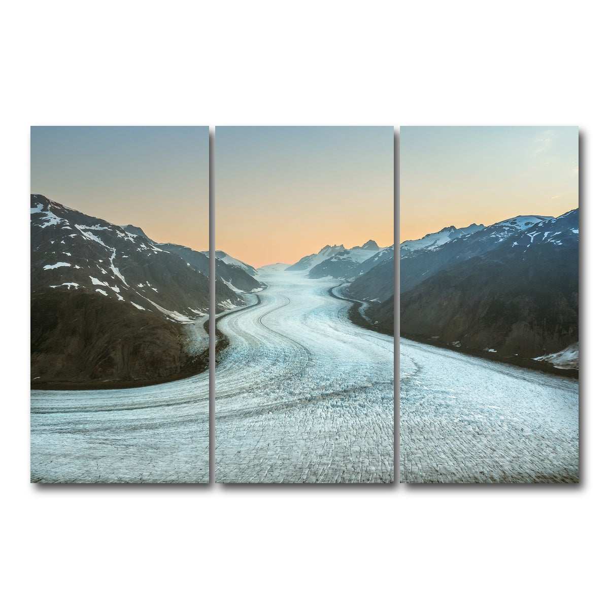 AUTO-MOCKUP WHITE | Salmon Glacier 2 | 3 Piece | Gallery Wrap Canvas | group=12x24