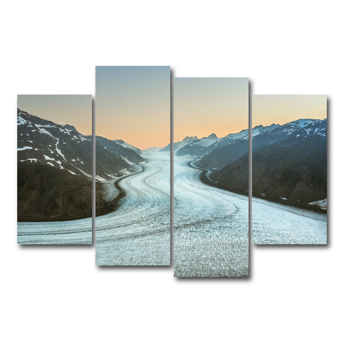 AUTO-MOCKUP WHITE | Salmon Glacier 2 | 4 Piece | Gallery Wrap Canvas | group=4_short