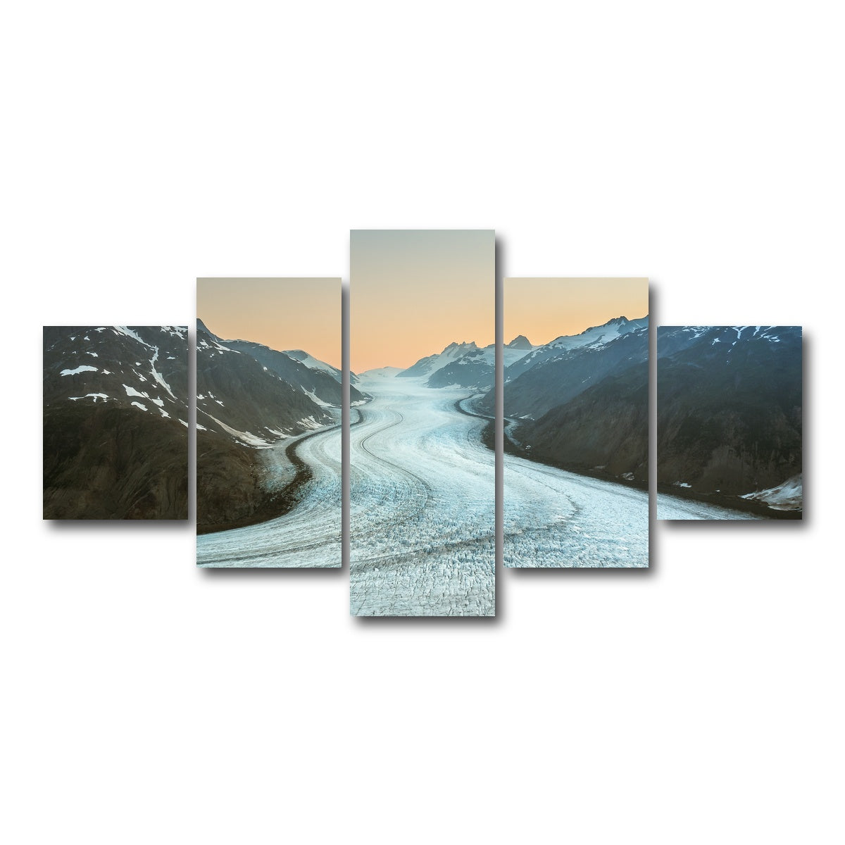 AUTO-MOCKUP WHITE | Salmon Glacier 2 | 5 Piece | Gallery Wrap Canvas | group=5_short