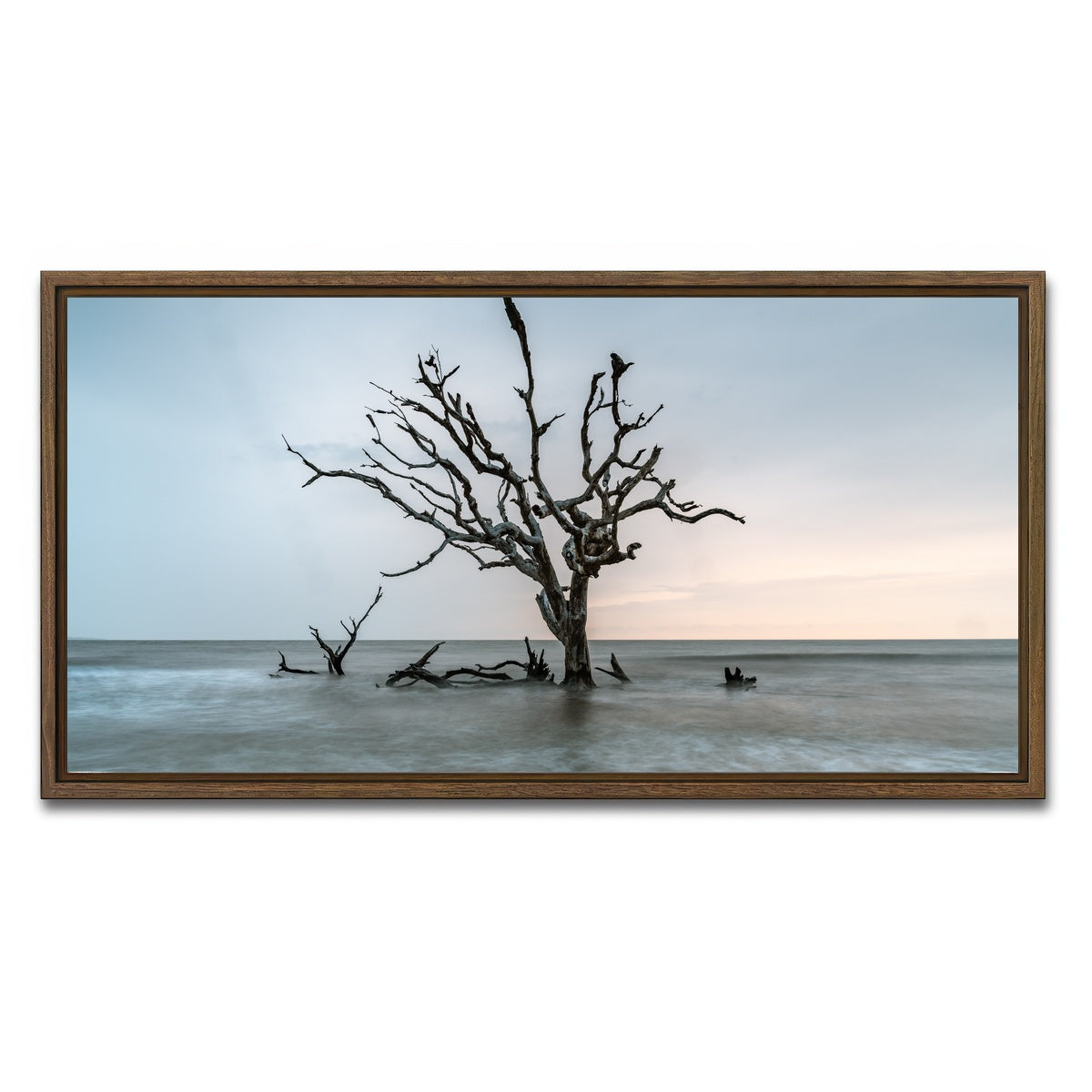 AUTO-MOCKUP WHITE | Salt Tree | 1 Piece | Walnut Framed Canvas | group=2x1