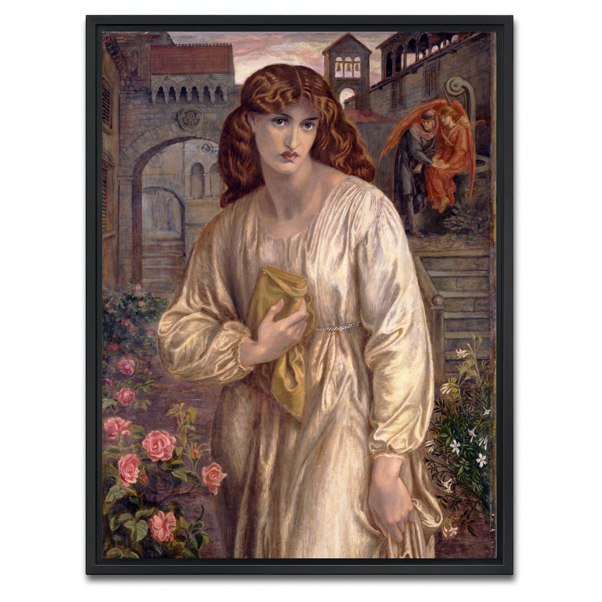 AUTO-MOCKUP WHITE | Salutation of Beatrice | 1 Piece | Black Framed Canvas | group=3x4