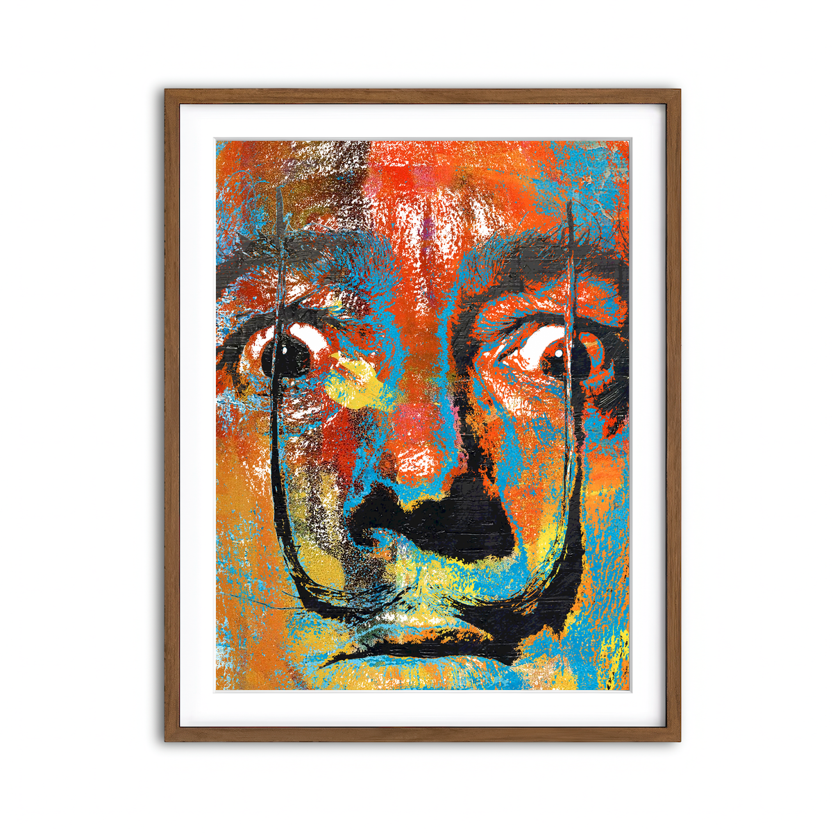 Framed Print 3x4 Walnut