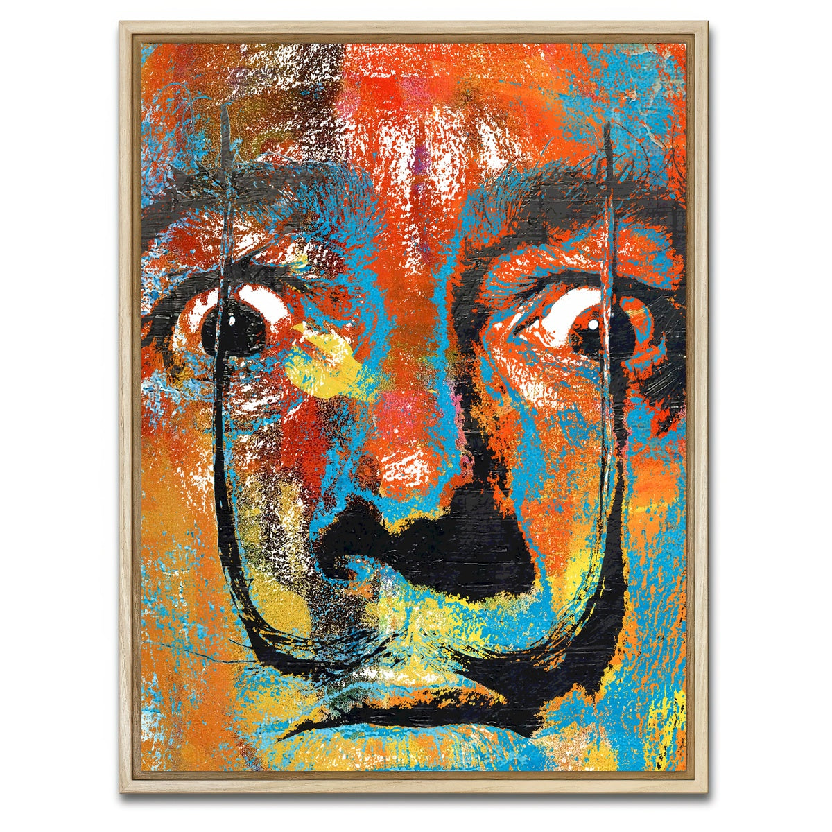 AUTO-MOCKUP WHITE | Salvador Dali | 1 Piece | Natural Framed Canvas | group=3x4