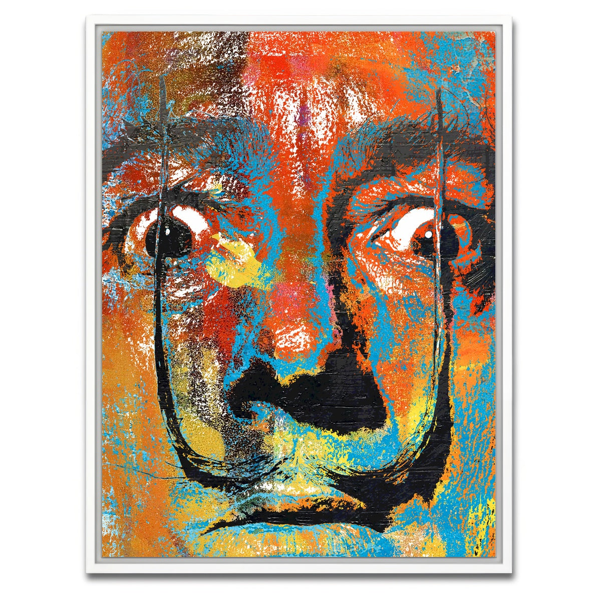 AUTO-MOCKUP WHITE | Salvador Dali | 1 Piece | White Framed Canvas | group=3x4