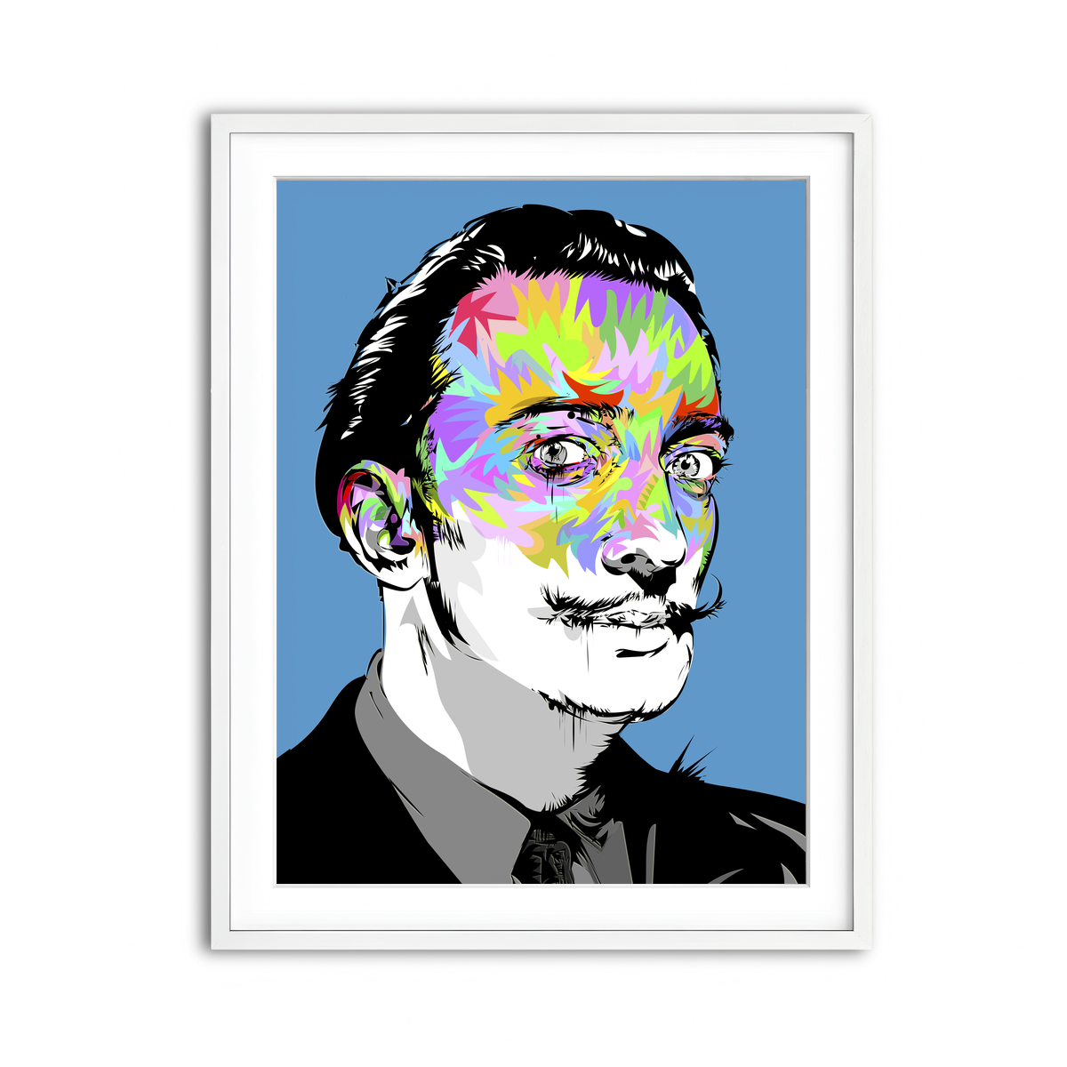 Framed Print 3x4 White