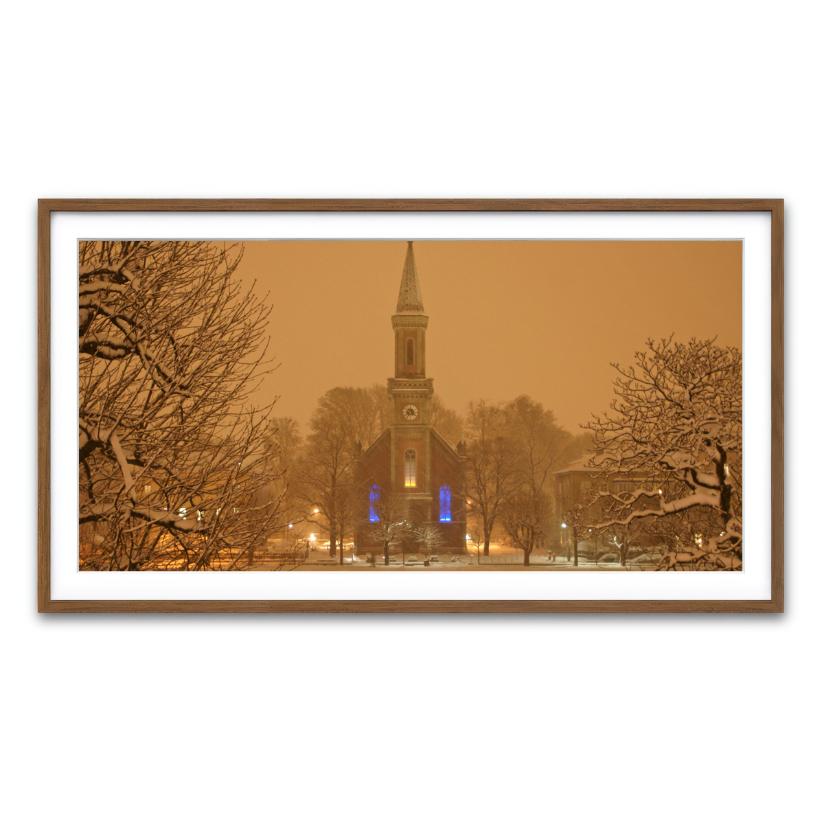 Framed Print 2x1 Walnut