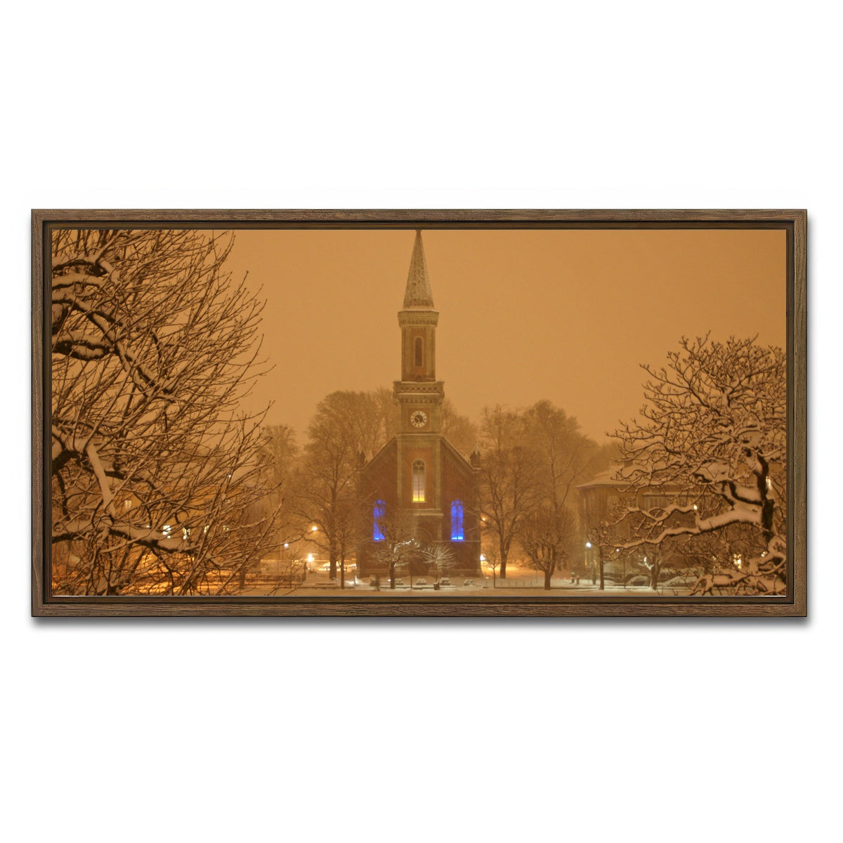 AUTO-MOCKUP WHITE | Salzburg | 1 Piece | Walnut Framed Canvas | group=2x1