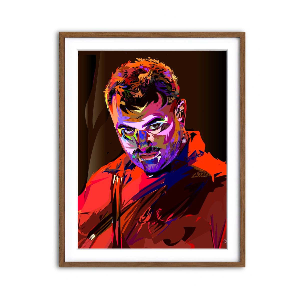 Framed Print 3x4 Walnut