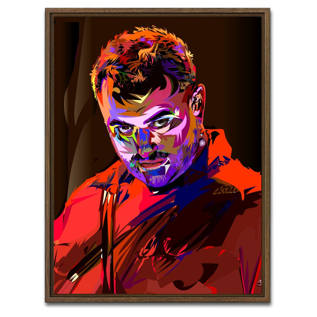 AUTO-MOCKUP WHITE | Sam Smith | 1 Piece | Walnut Framed Canvas | group=3x4