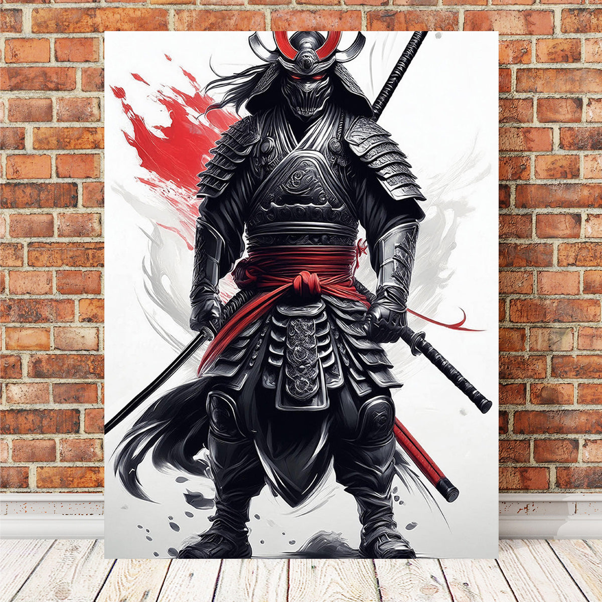 Samurai Dark Standing Wall Art