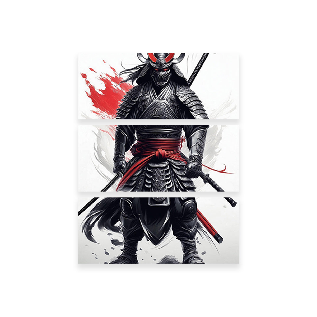 Samurai Dark Standing Wall Art