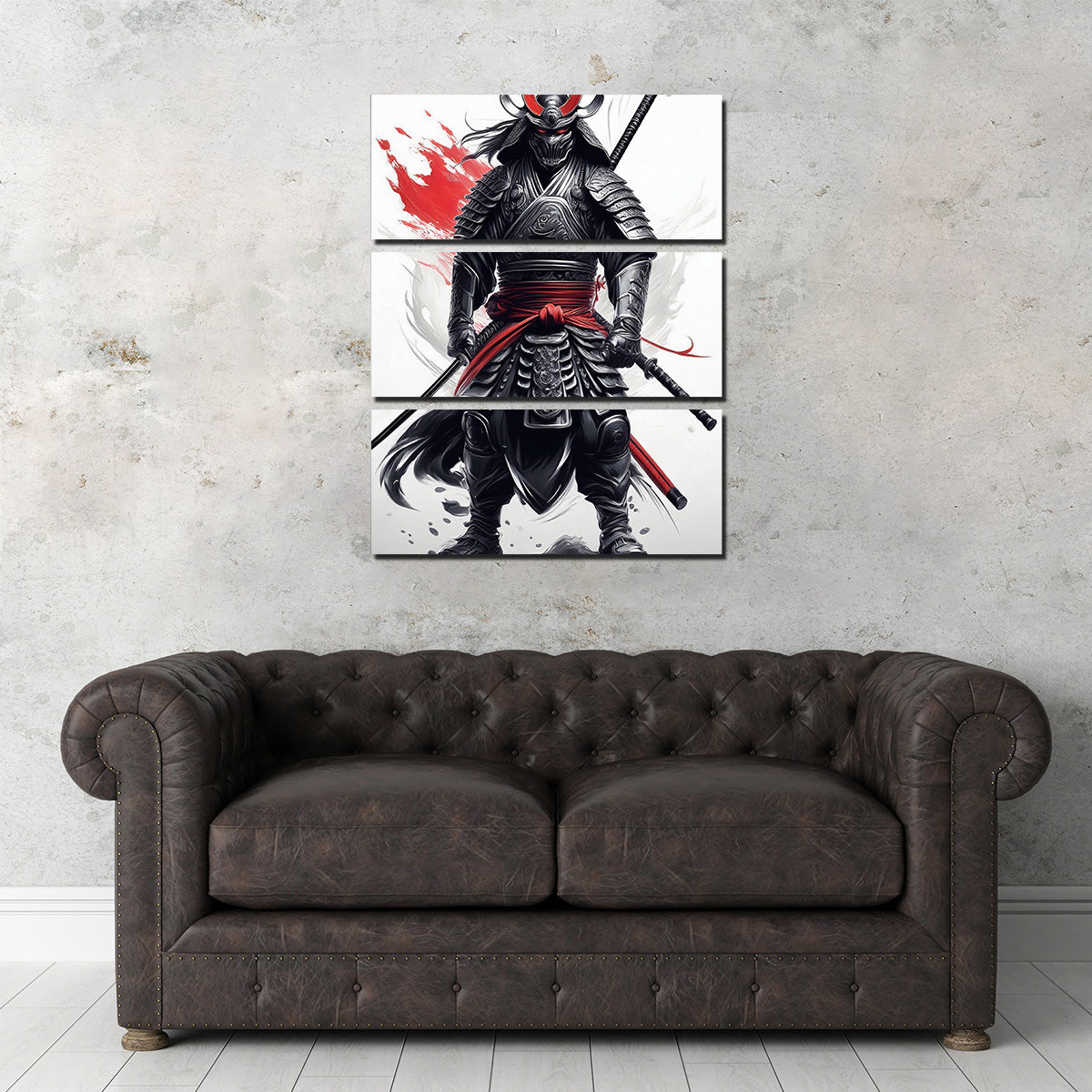 Samurai Dark Standing Wall Art