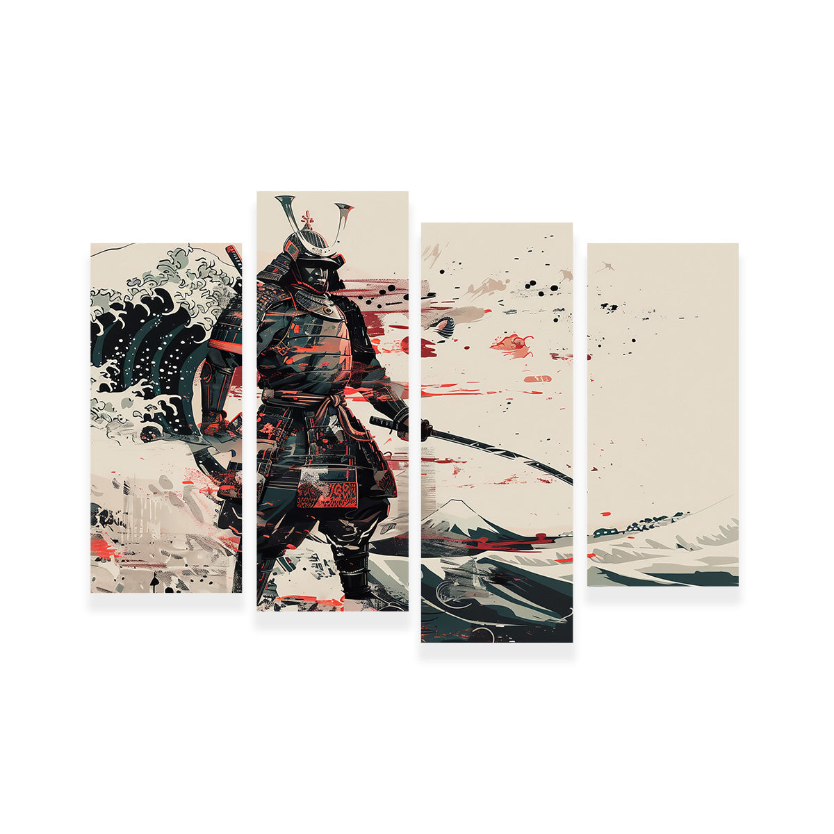 Samurai Warrior Wall Art