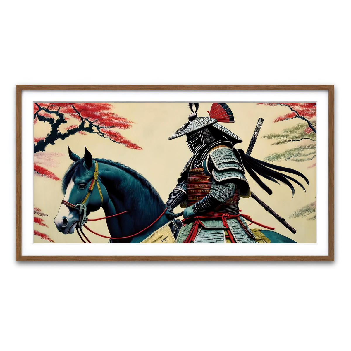 Framed Print 2x1 Walnut