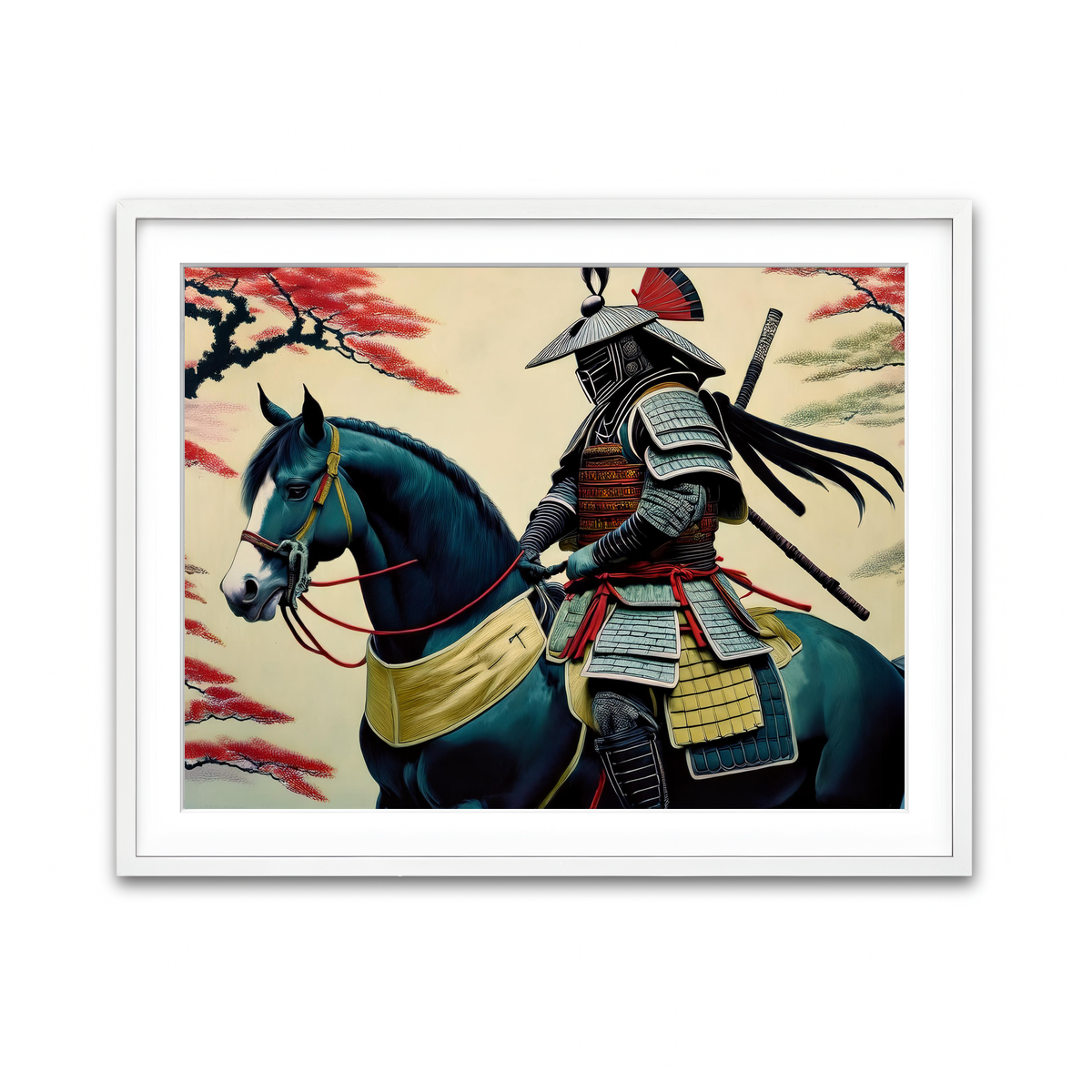 Framed Print 4x3 White