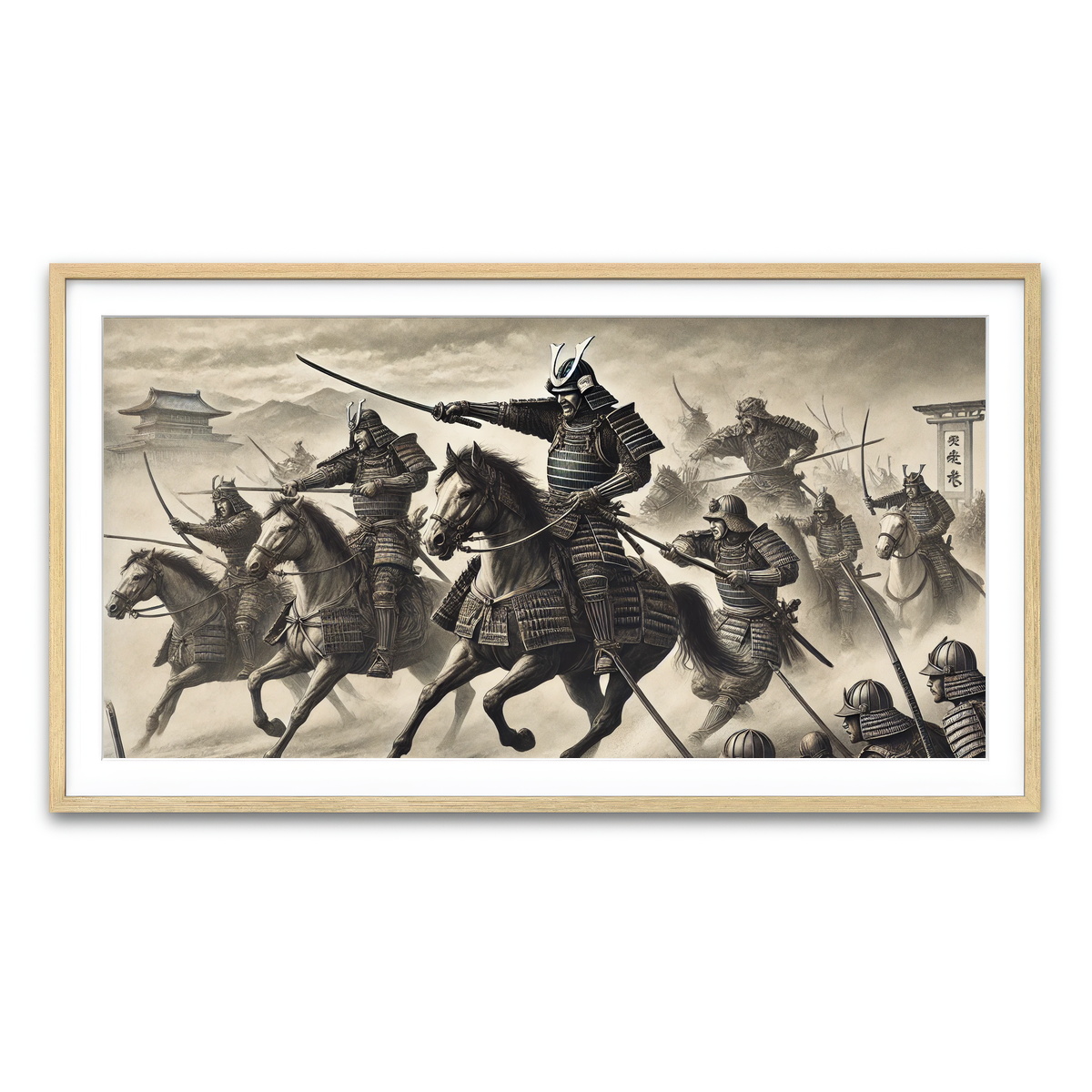 Framed Print 2x1 Natural