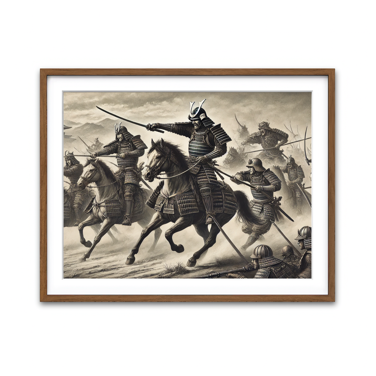 Framed Print 4x3 Walnut