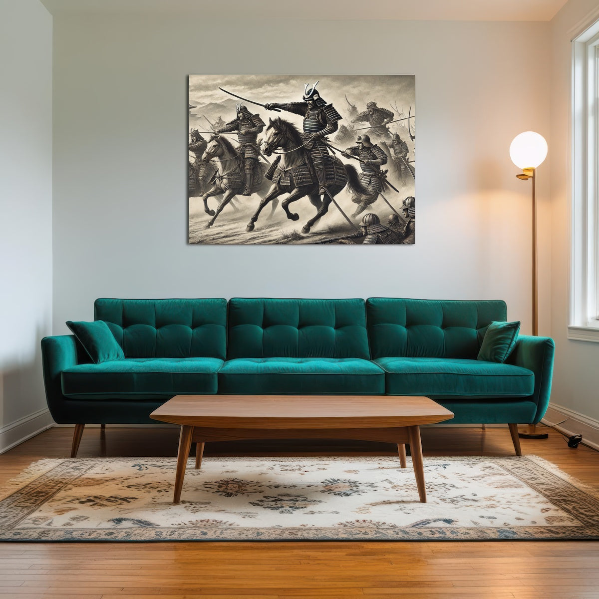 AUTO-MOCKUP ROOM | Samurai Battlefield Horses