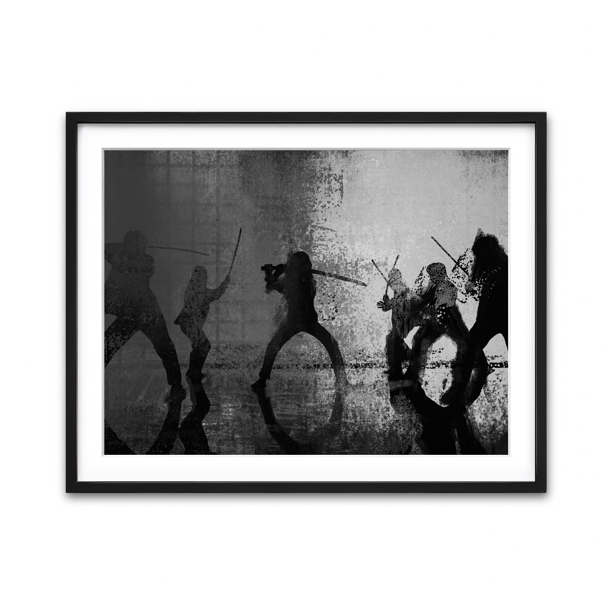 Framed Print 4x3 Black