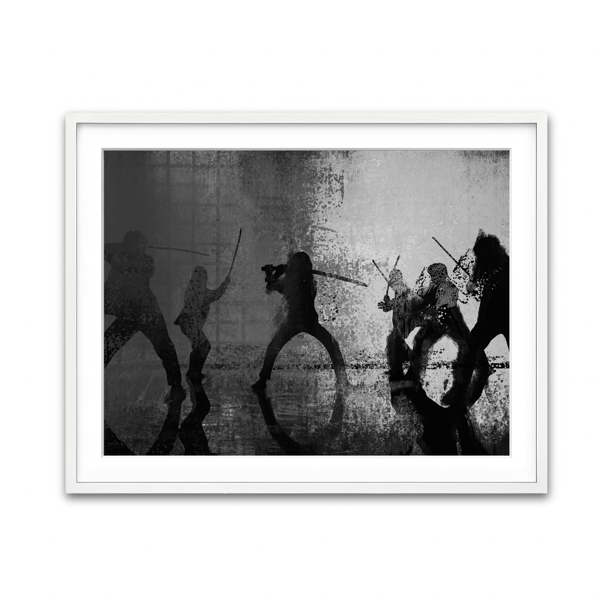 Framed Print 4x3 White