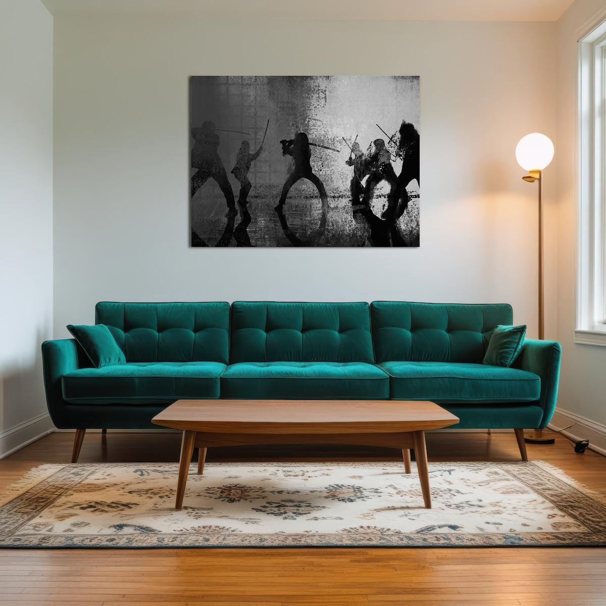 AUTO-MOCKUP ROOM | Samurai Bride in Black and White