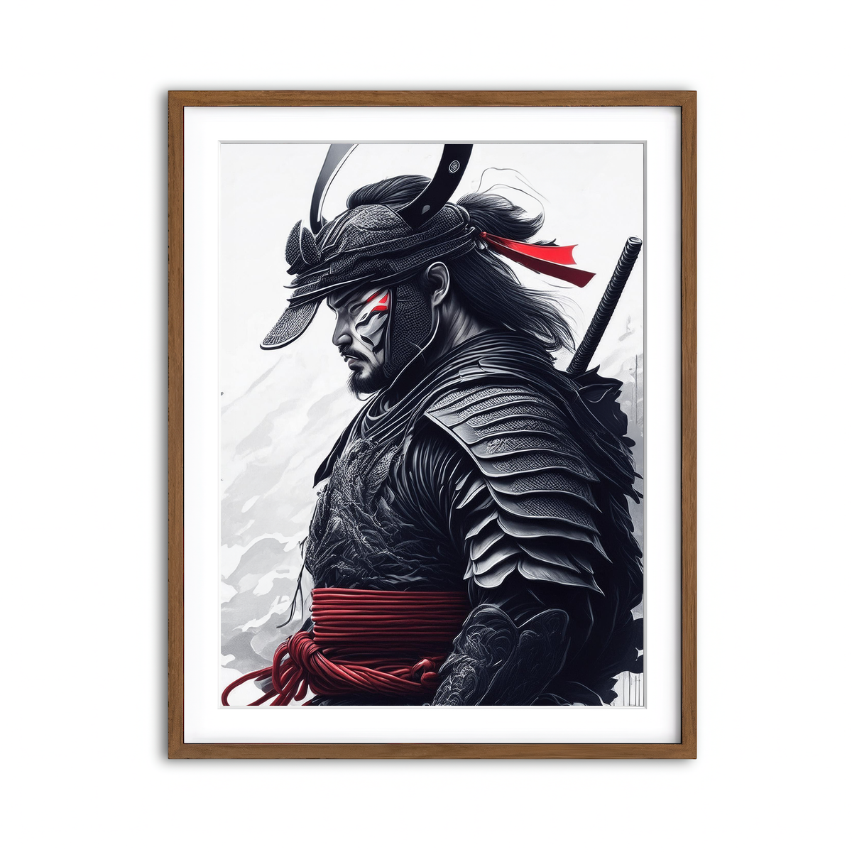 Framed Print 3x4 Walnut