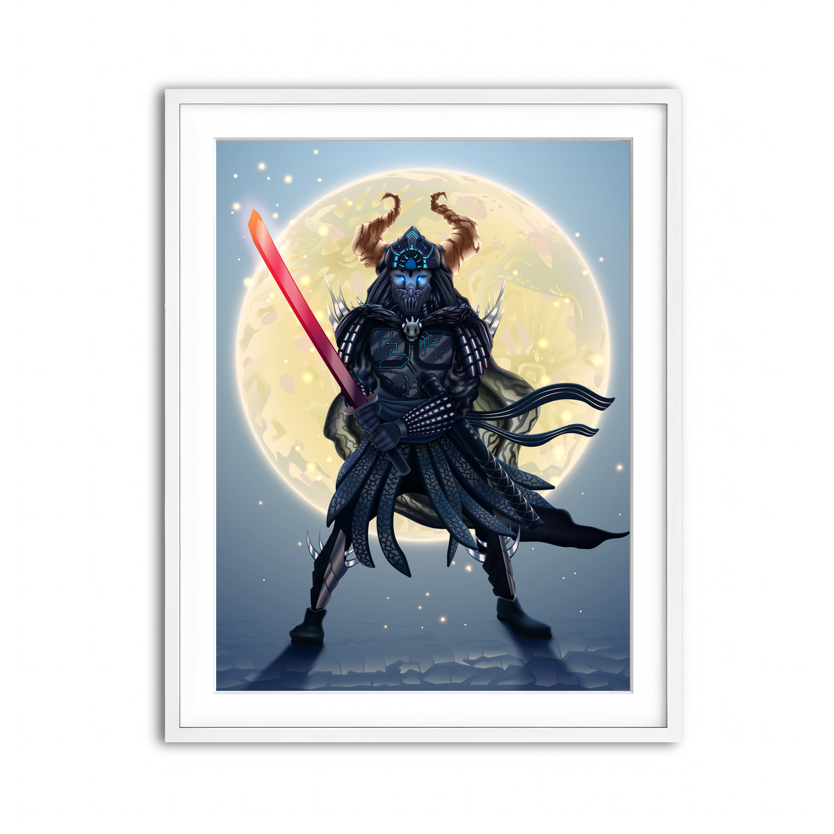 Framed Print 3x4 White